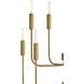 Austen 10 Light 30 inch Lacquered Brass Chandelier Ceiling Light