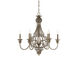 Ashford 6 Light 28 inch Aged Wood Chandelier Ceiling Light