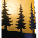 Yosemite LED 8 inch Burnished Bronze Wall Light
