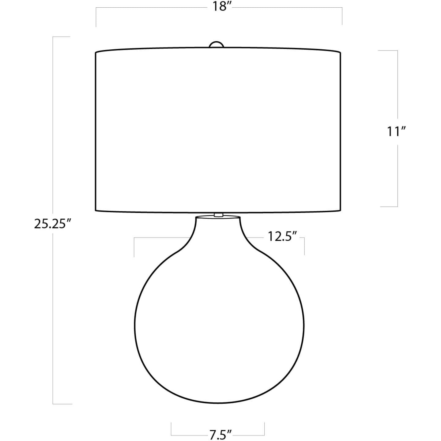 Chevron 25.25 inch 100.00 watt Natural Table Lamp Portable Light