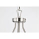 Boliver 3 Light 11.75 inch Brushed Nickel Pendant Ceiling Light