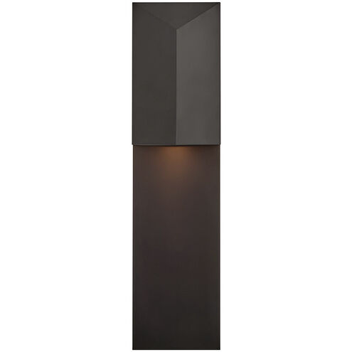 Treva 1 Light 22 inch Dark Oxidized Brass Outdoor Wall Mount Lantern