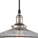 Vintage 1 Light 14 inch Polished Nickel Pendant Ceiling Light
