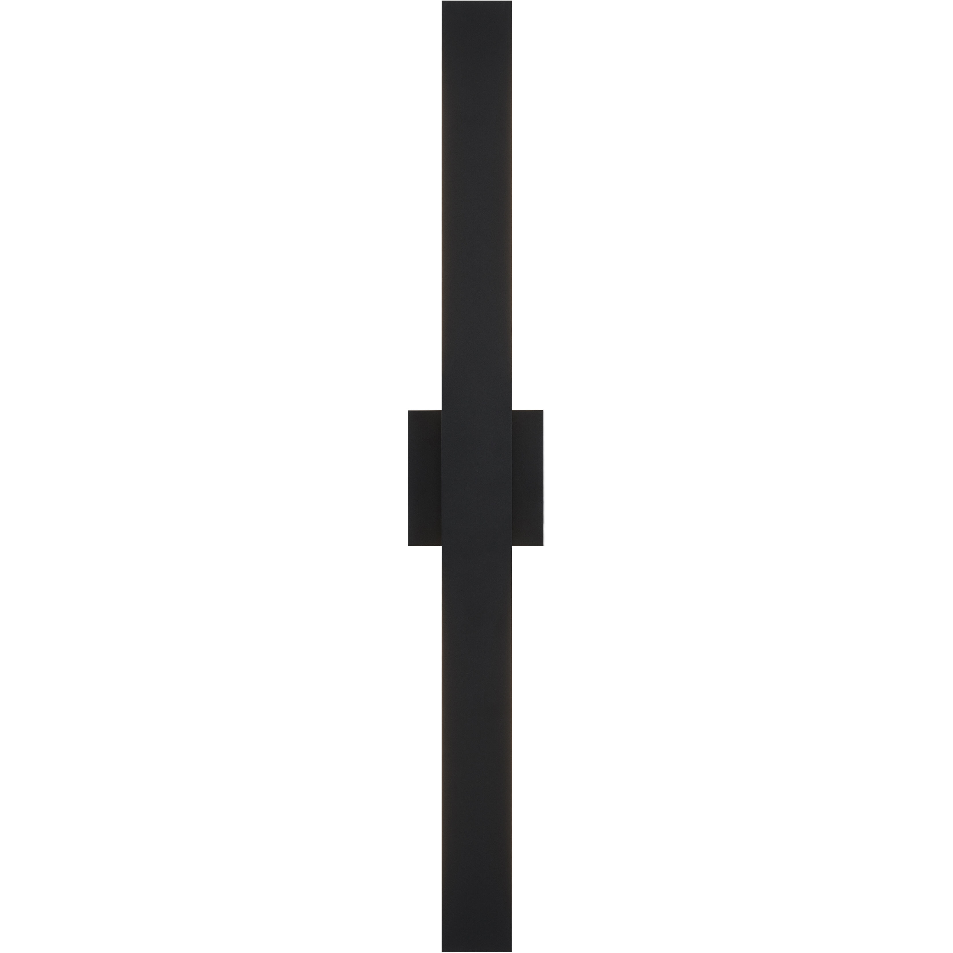 Zayden LED 34 inch Matte Black Outdoor Wall Light