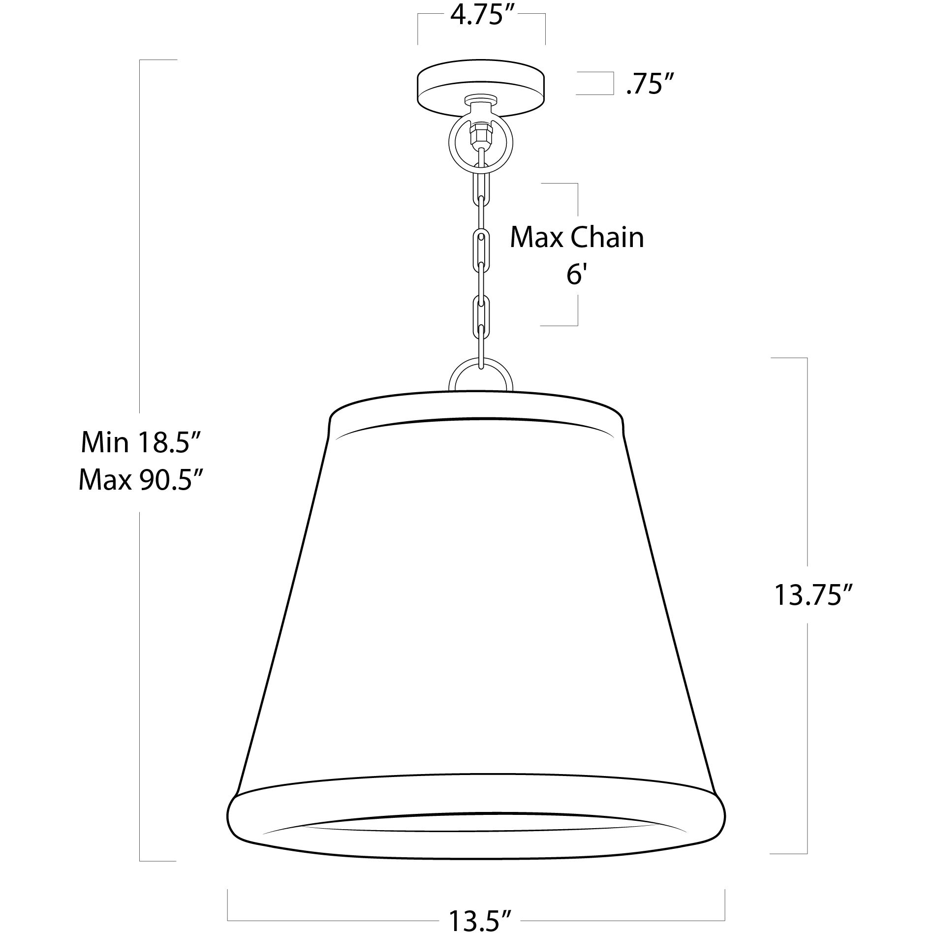 Augustine 1 Light 13.5 inch White Outdoor Pendant, Small
