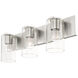 Zurich 3 Light 24 inch Brushed Nickel Vanity Sconce Wall Light