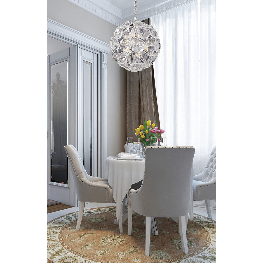 Dunmore 20 Light 22.5 inch Polished Chrome Single Pendant Ceiling Light