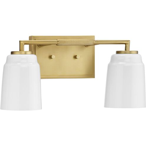 Spenser 2 Light 15.62 inch Brushed Gold Vanity Light Wall Light