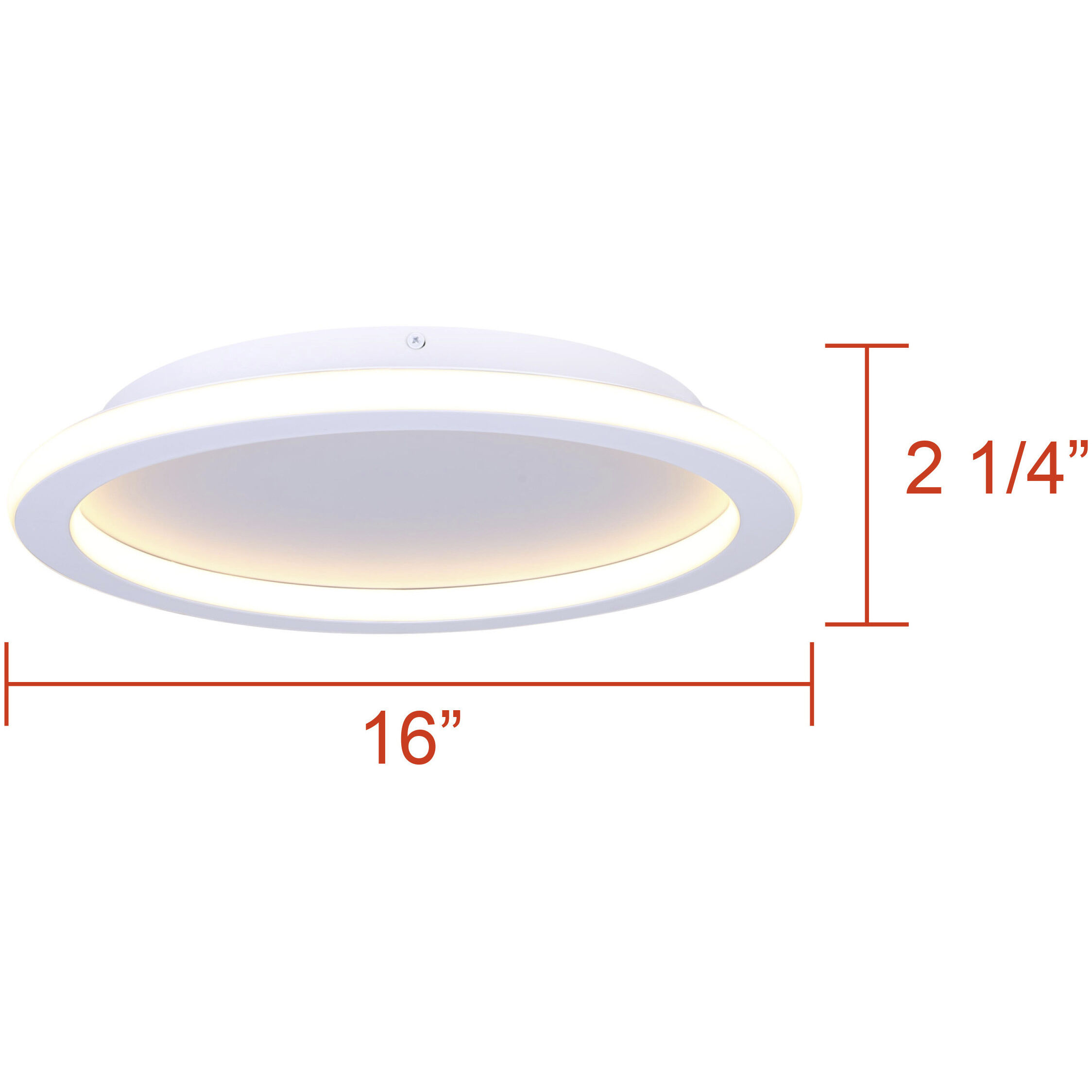Gavyn LED 16 inch White Flush Mount Ceiling Light