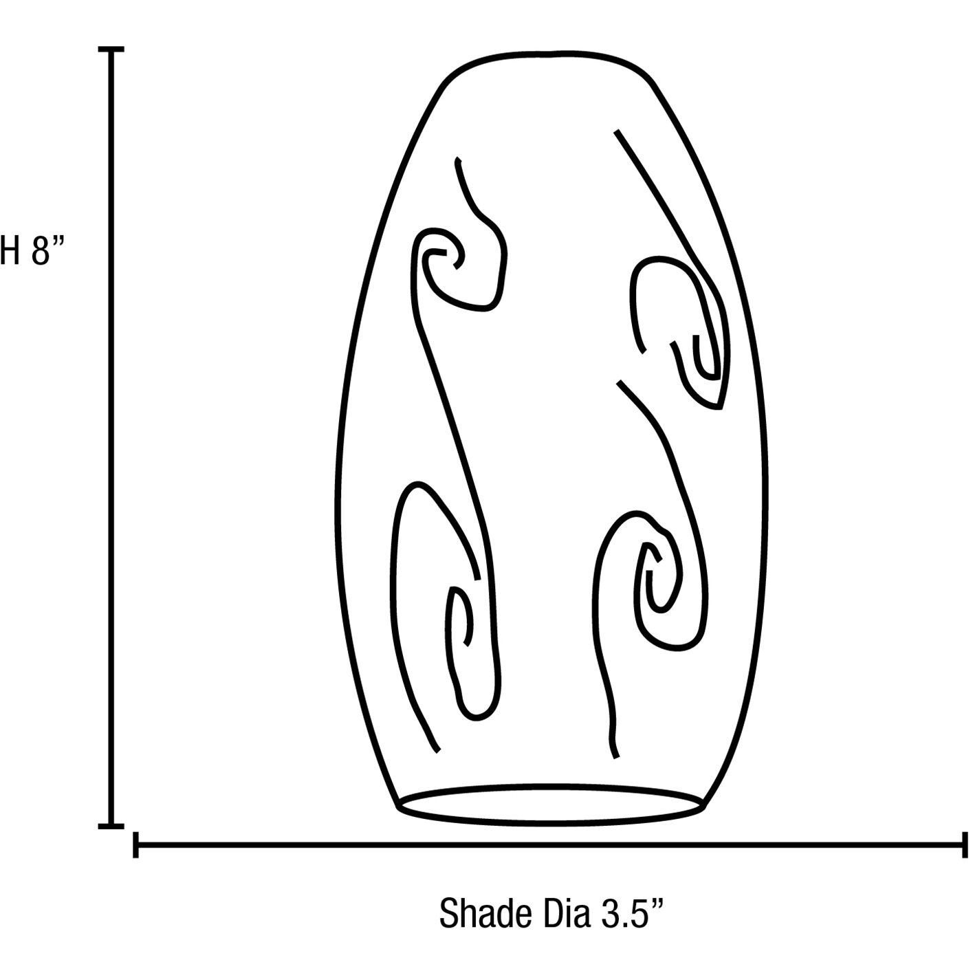 Merlot LED 3.5 inch Oil Rubbed Bronze Pendant Ceiling Light