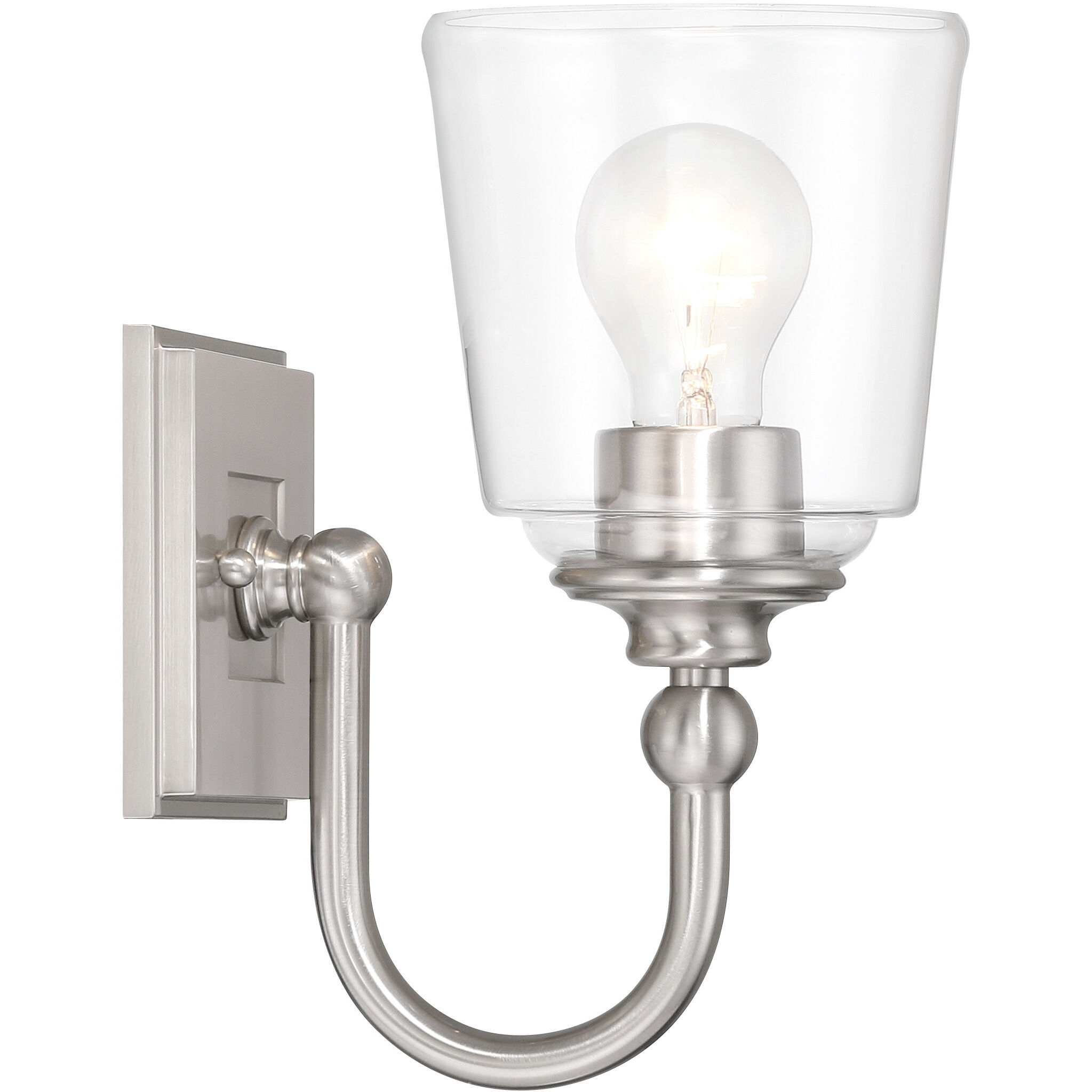 Antonia 1 Light 5.5 inch Brushed Nickel Bath Vanity Light Wall Light