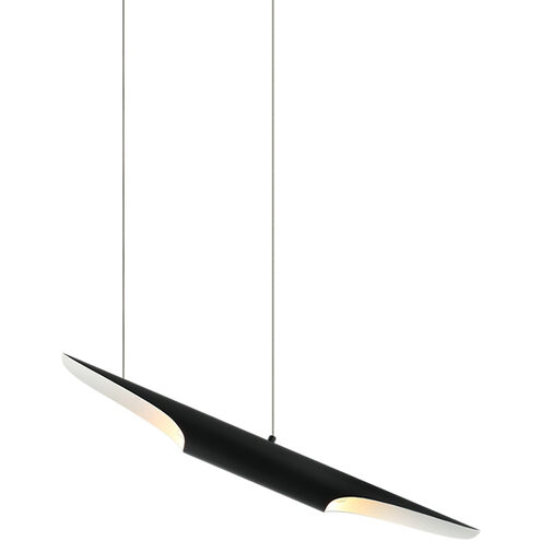 Stylus 2 Light 2.88 inch Matte Black Chandelier Ceiling Light