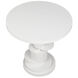 Hugo 28 X 28 inch Solid White Side Table