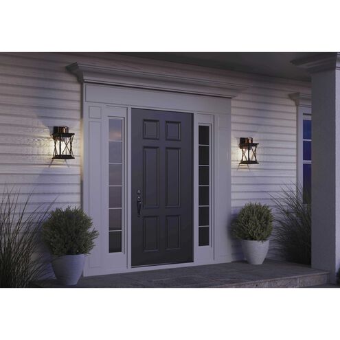 Barlowe 1 Light 13 inch Antique Bronze Outdoor Wall Lantern, Small