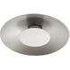 Luma LED 11.75 inch Sand Nickel Flush Mount Ceiling Light