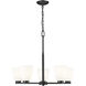 Naya 5 Light 25.25 inch Matte Black Chandelier Ceiling Light