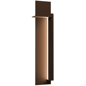 Backgate LED 8 inch Textured Bronze ADA Sconce Wall Light