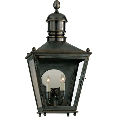 Chapman & Myers Sussex 3 Light 24 inch Bronze Outdoor Wall Lantern