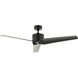 Almere 56 inch Satin Black Ceiling Fan