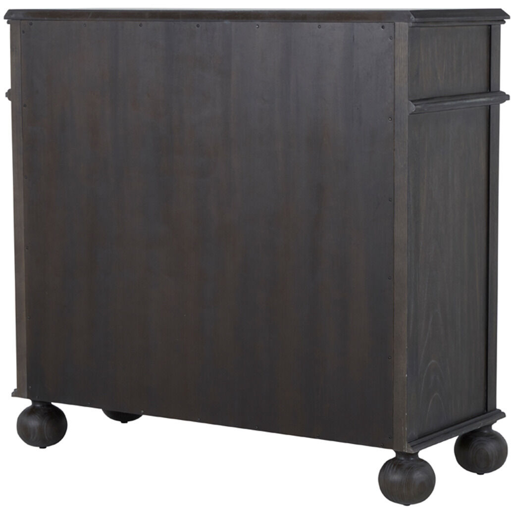 Ezekiel Cerused Forest Black / Antique Bronze Cabinet