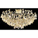 Cast Leaf 12 Light Flush Mount