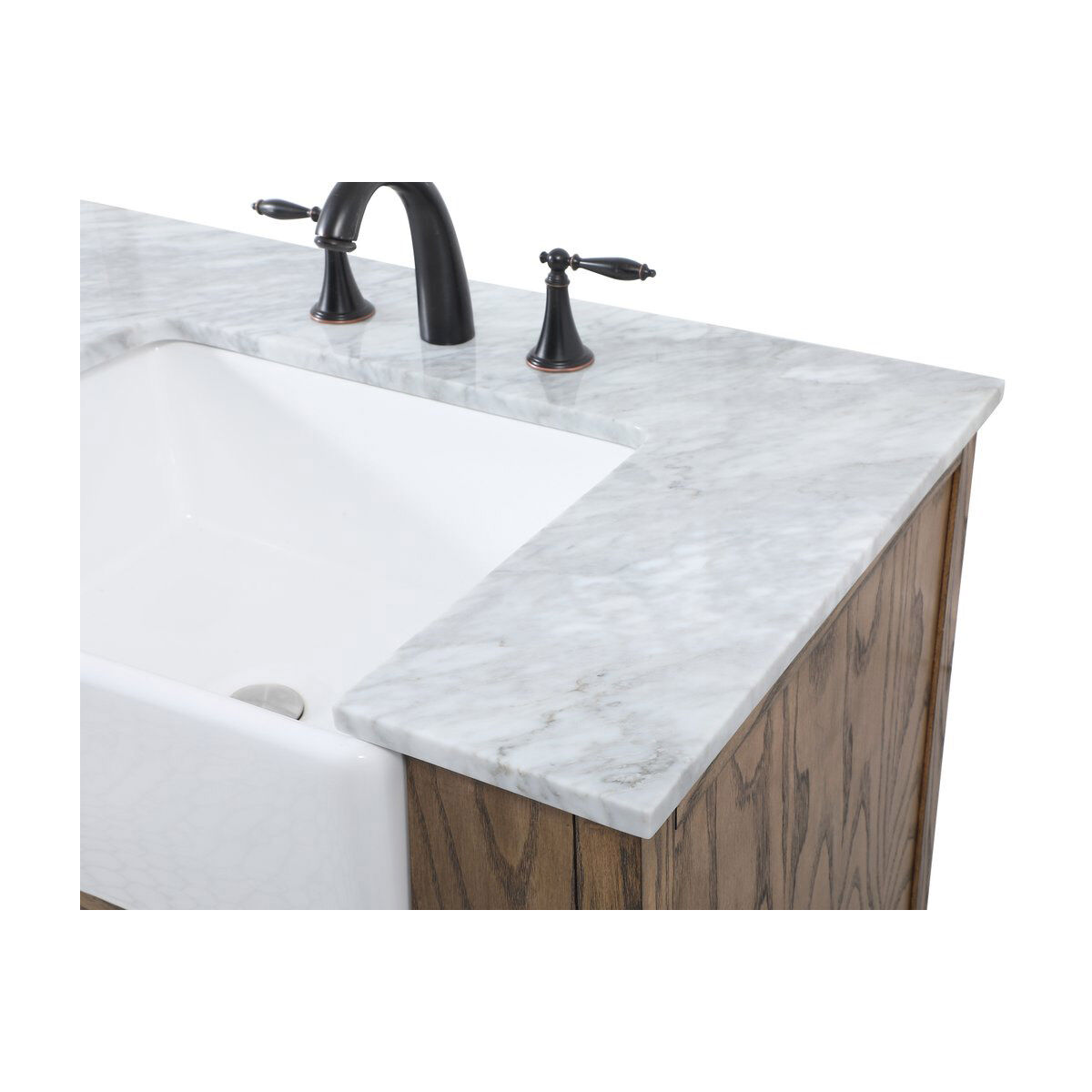 Franklin 72 X 22 X 35 inch Driftwood Bathroom Vanity Cabinet