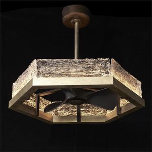 Lucian 33.25 inch Chandelier with Fan