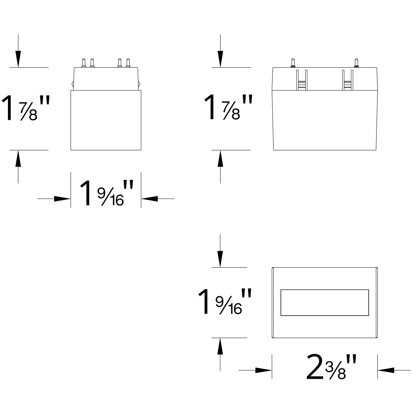 Ventrix 48 Black Motion and Photo Sensor