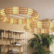 Ronco 10 Light 47.24 inch Antique Brass Chandelier Ceiling Light