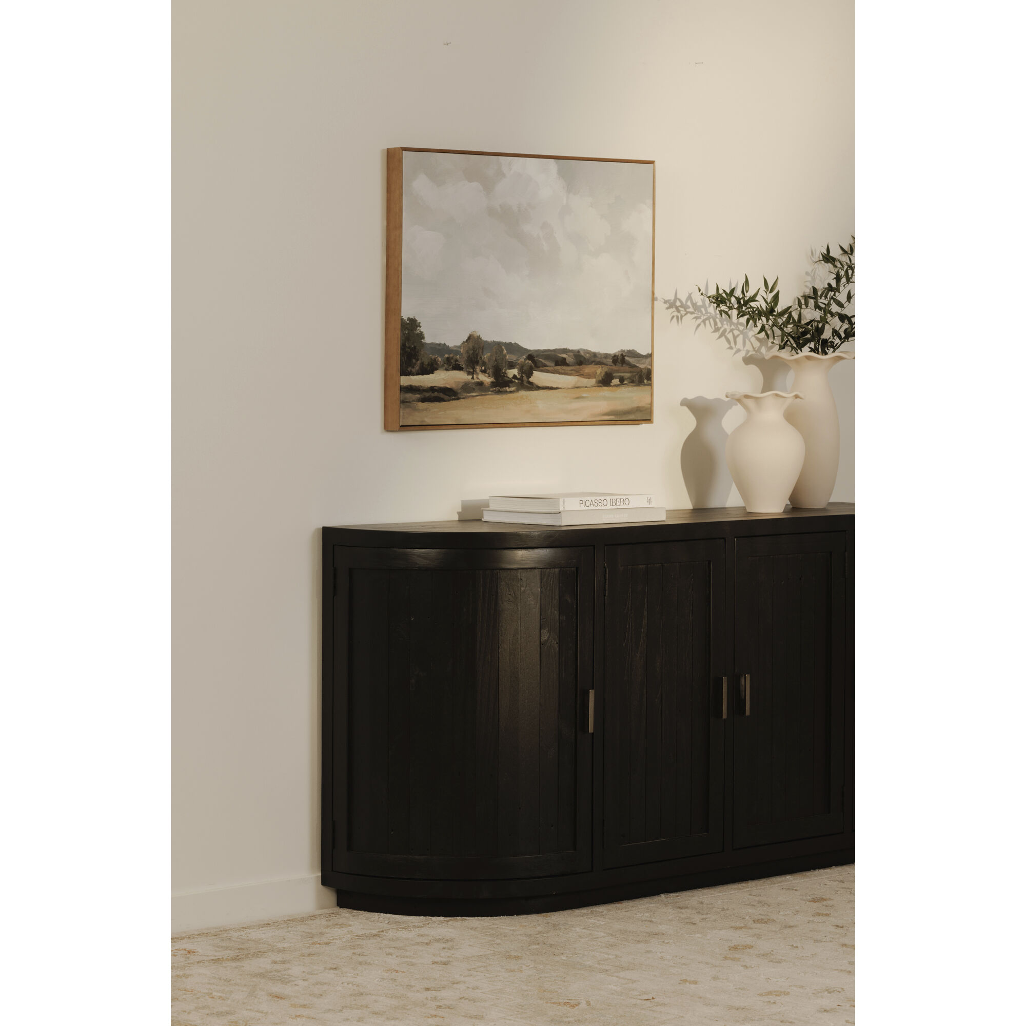 Nicola 71 X 35 inch Black Sideboard