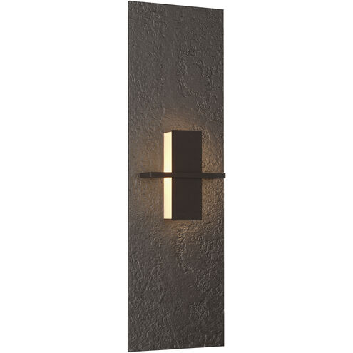Aperture 1 Light 6.5 inch Oil Rubbed Bronze ADA Vertical Sconce Wall Light in White Art