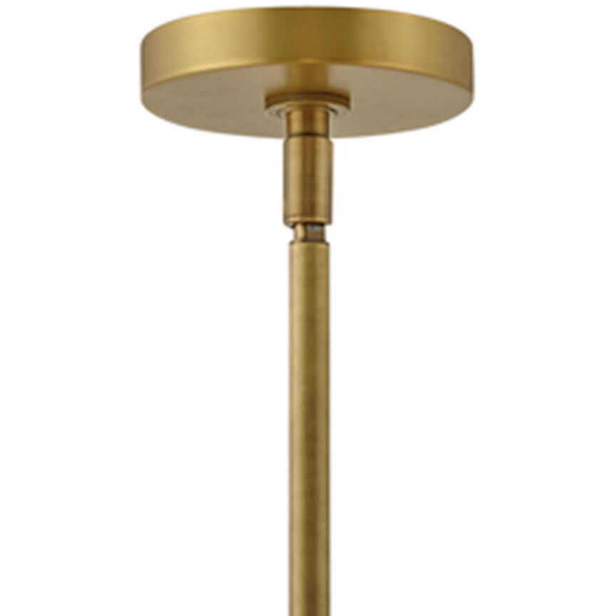 Cecily LED 26.5 inch Heritage Brass Chandelier Ceiling Light