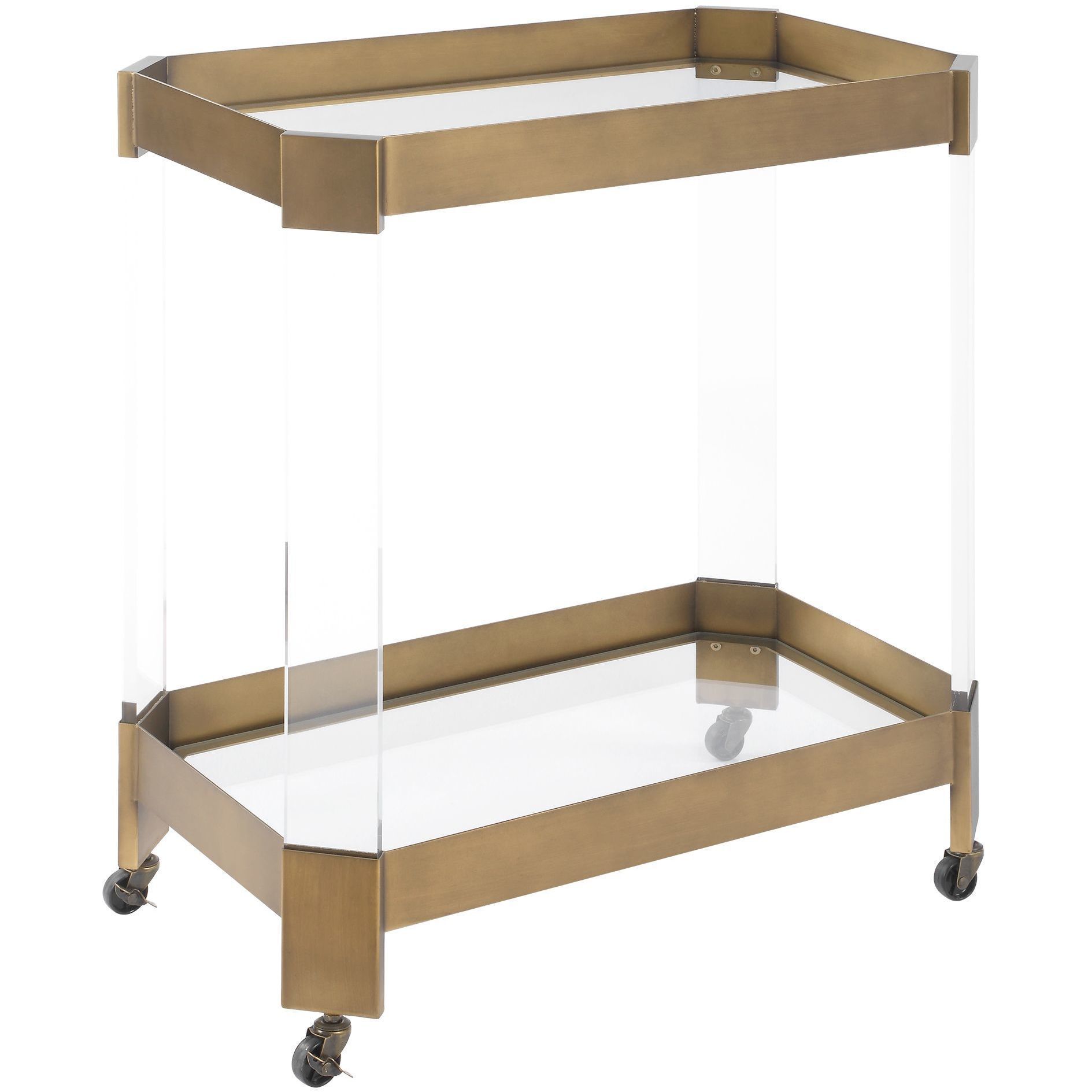 Giselle Bronze Bar Cart