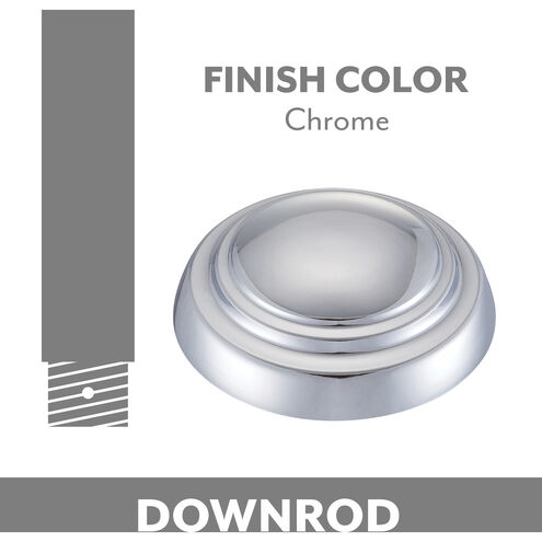 Aire Chrome Down Rod in 36