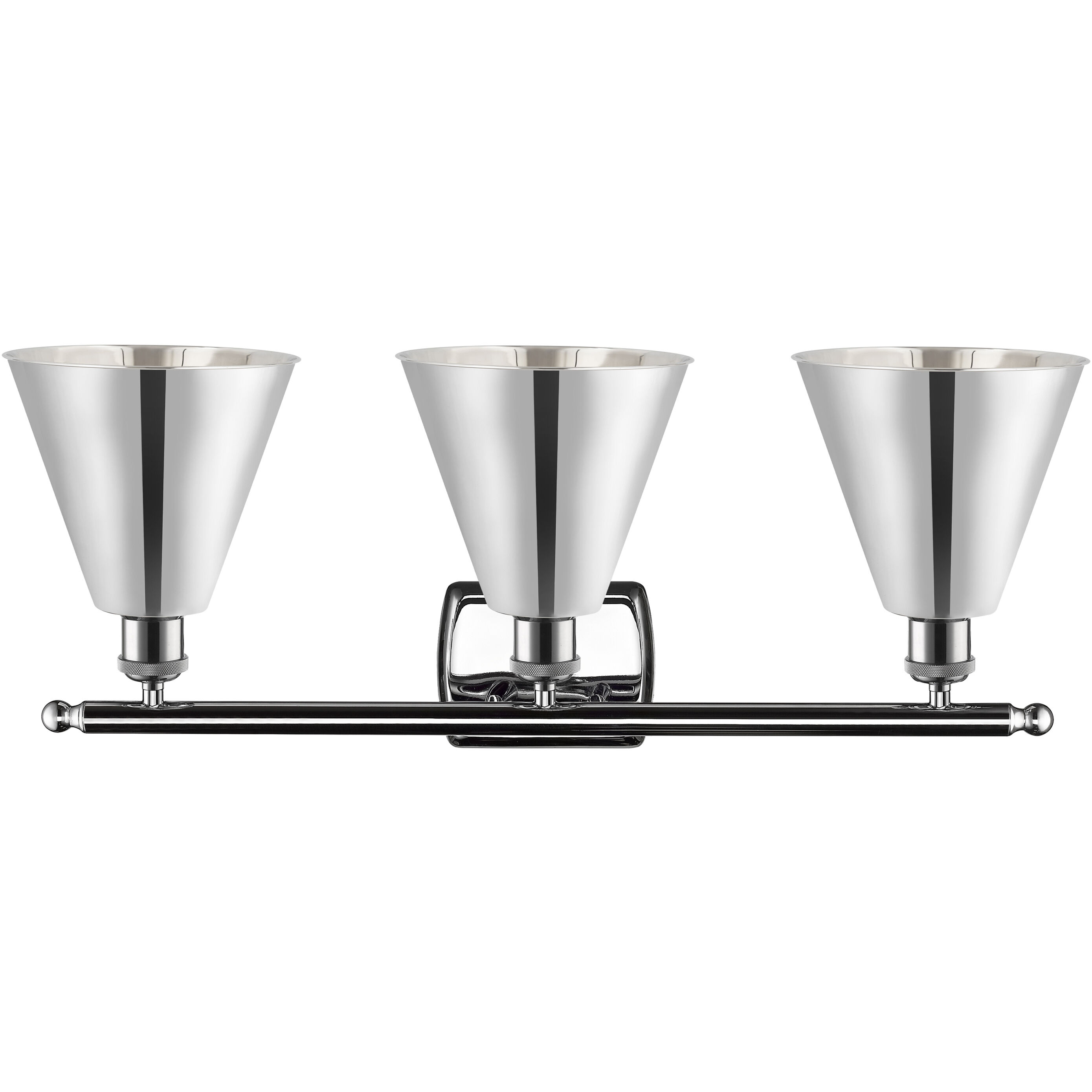 Ballston Cone LED 28 inch Polished Chrome Bath Vanity Light Wall Light