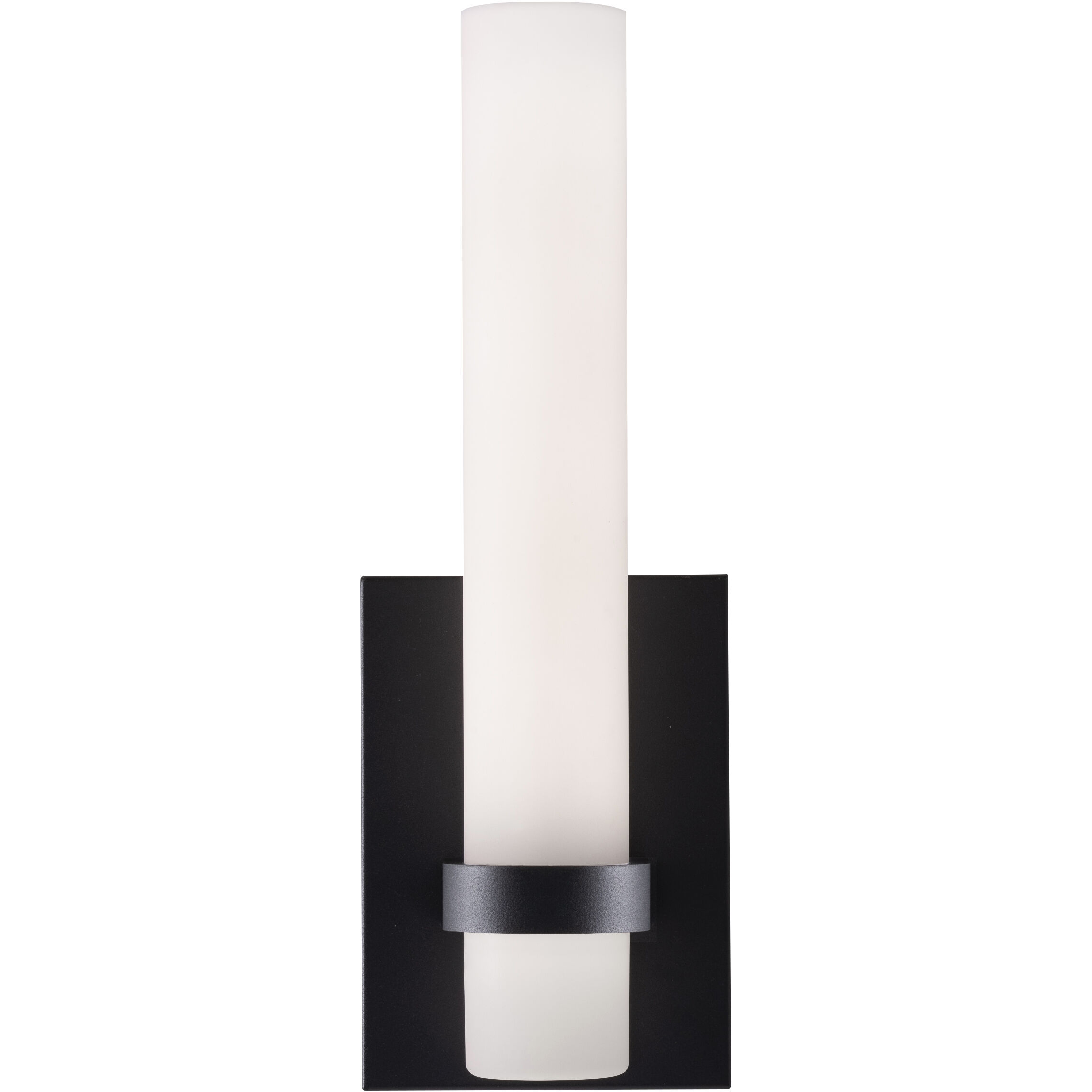 Miami LED 4.5 inch Black Sconce Wall Light