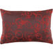 Pedal Power 19 inch Dark Red, Charcoal Pillow Kit