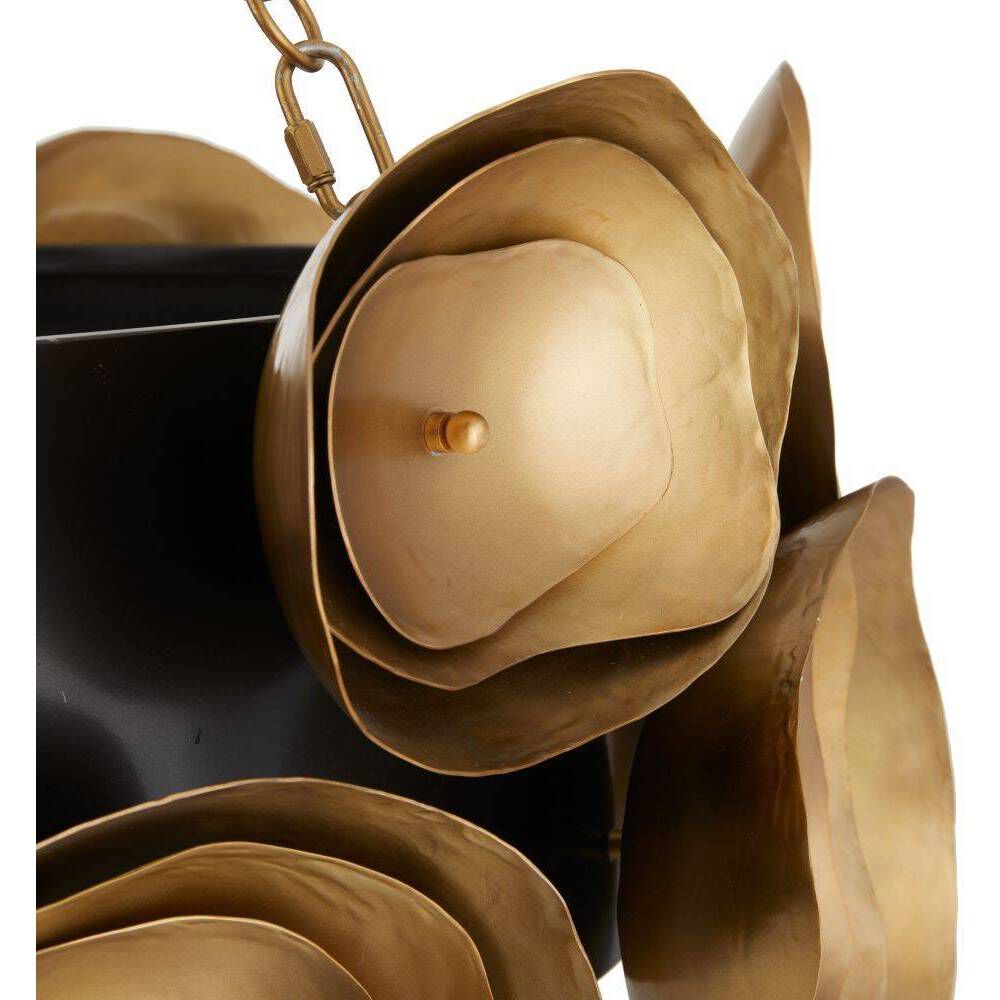 Gaia 6 Light 36 inch Antique Brass and Bronze Chandelier Ceiling Light