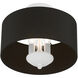 Huntington 3 Light 12 inch White Semi-Flush Mount Ceiling Light