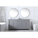 Wesley 72 X 21.5 X 35 inch Grey Vanity Sink Set in Gray