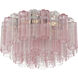 Addis 7 Light 22.25 inch Polished Chrome Flush Mount Ceiling Light in Spring