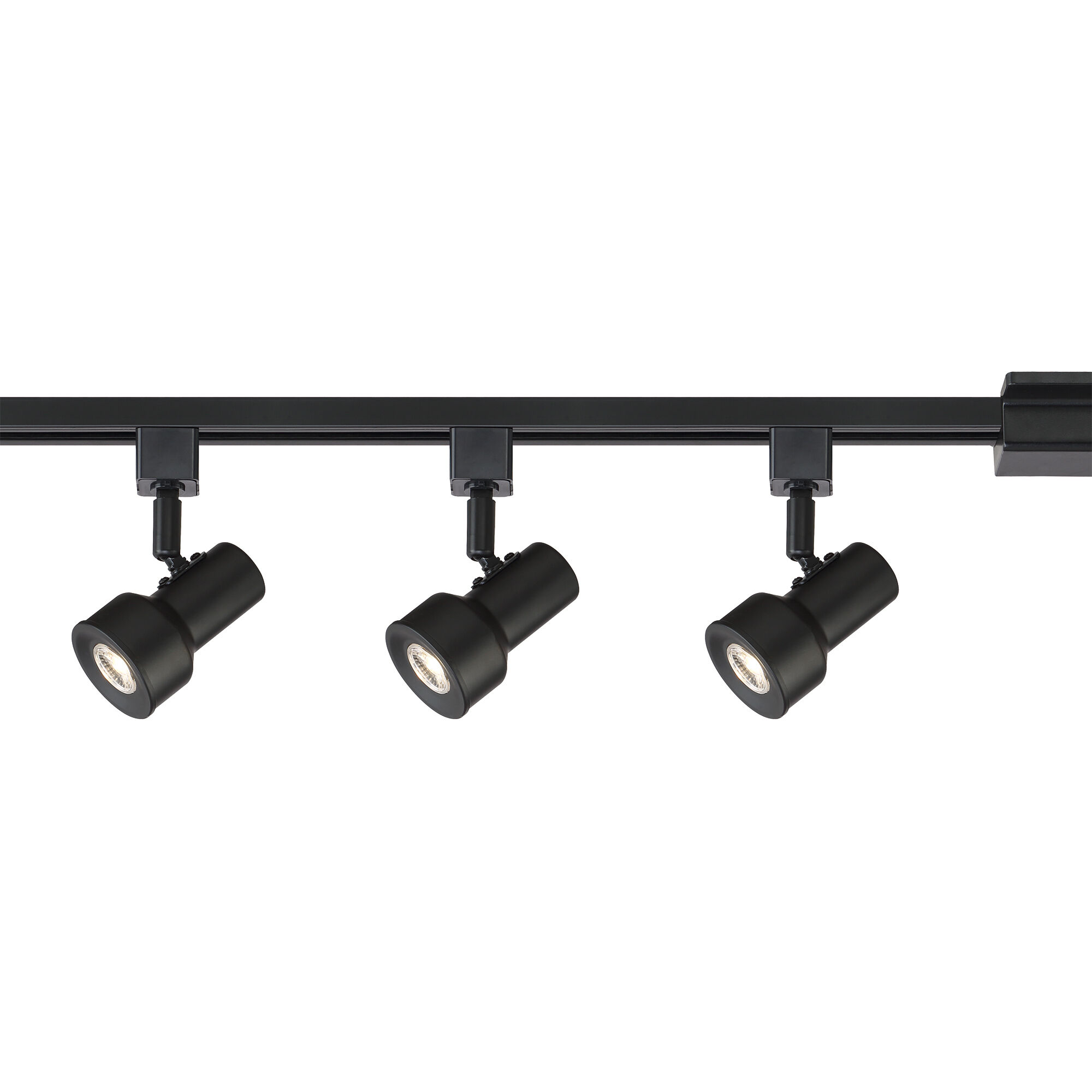 EnviroLite 3 Light 120 Black Track Kit Ceiling Light, Small Step