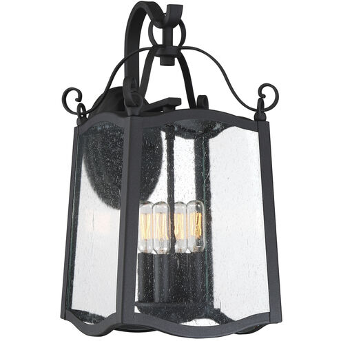 Glenwood 4 Light 19 inch Black Outdoor Wall Lantern