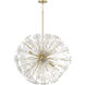 Emelie 8 Light 33 inch Matte Brass Chandelier Ceiling Light