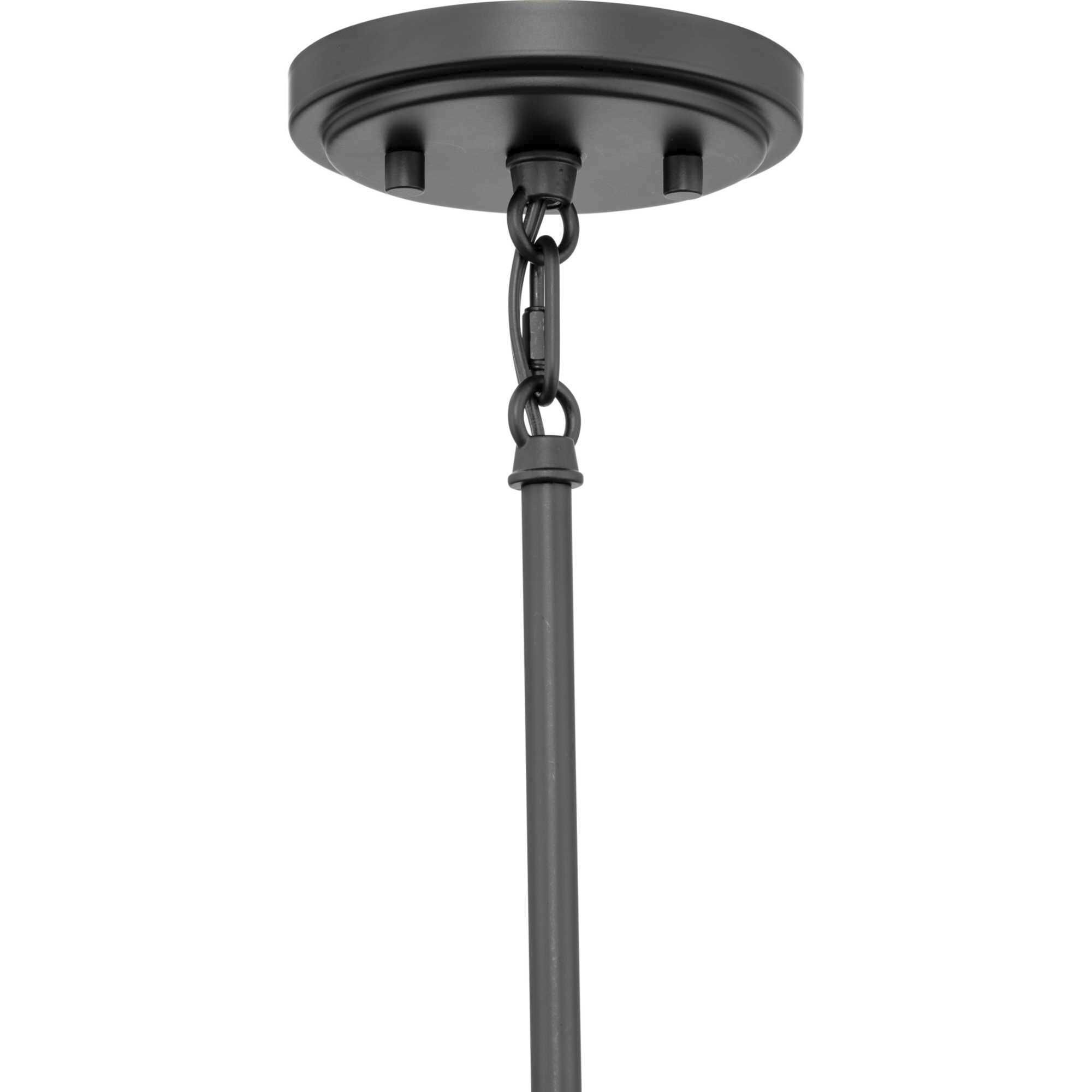 Seville 4 Light 17.87 inch Matte Black Convertible Pendant Ceiling Light, Design Series