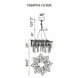 Anita 12 Light 43 inch Black Down Chandelier Ceiling Light