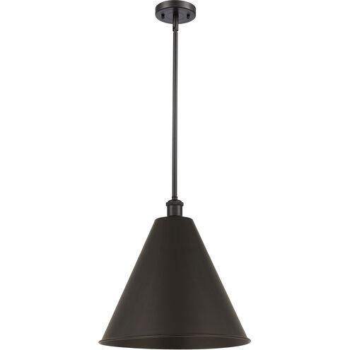 Ballston Cone 1 Light 16 inch Oil Rubbed Bronze Pendant Ceiling Light