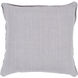 Solid Medium Gray Accent Pillow