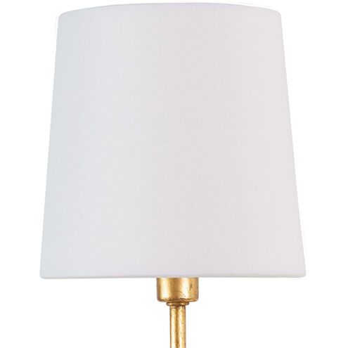 Parasol 1 Light 6 inch Gold Leaf Wall Sconce Wall Light
