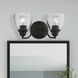 Montgomery 2 Light 14 inch Black Vanity Sconce Wall Light